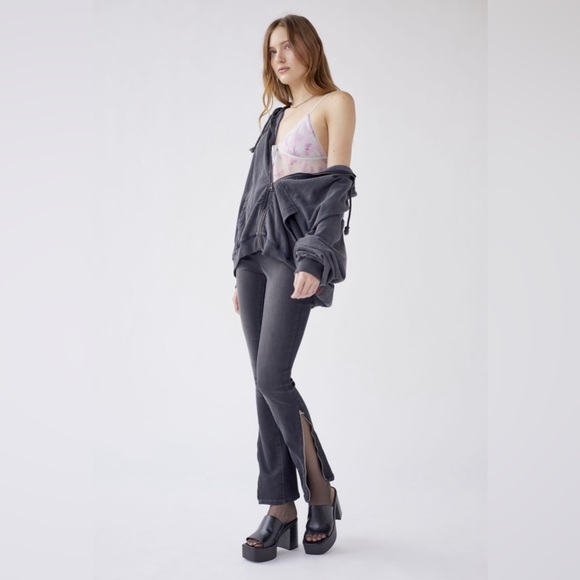 BDG Ankle Zip Skinny Jean Black - Picture 3 of 5